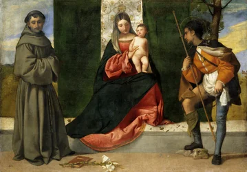 The Virgin and Child between Saint Anthony of Padua and Saint Roque